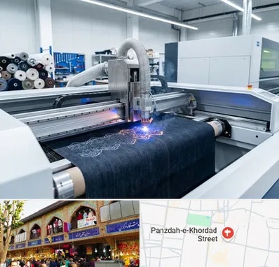 برش لیزری پارچه در 15 خرداد 