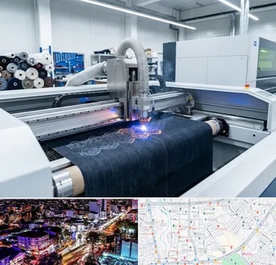 برش لیزری پارچه در منظریه رشت