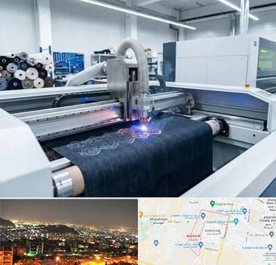 برش لیزری پارچه در مارلیک کرج 