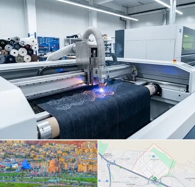 برش لیزری پارچه در رشدیه تبریز 