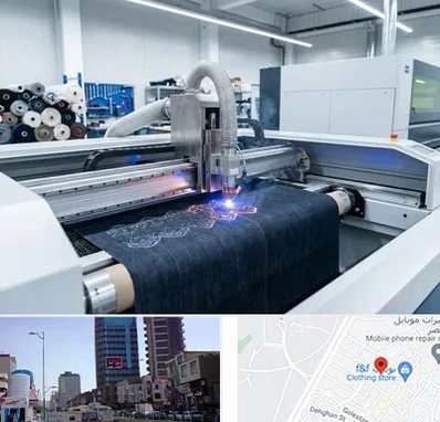 برش لیزری پارچه در چهارراه طالقانی کرج 