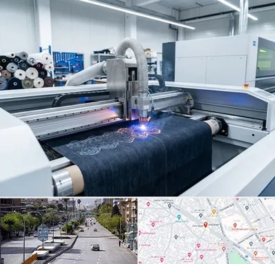 برش لیزری پارچه در خیابان زند شیراز