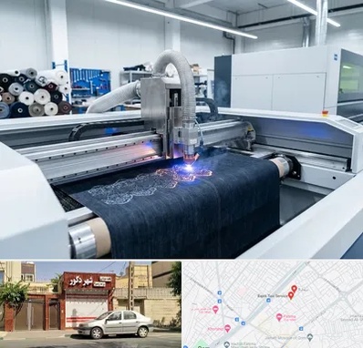 برش لیزری پارچه در باجک قم 