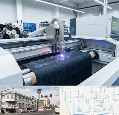 برش لیزری پارچه در 17شهریور 