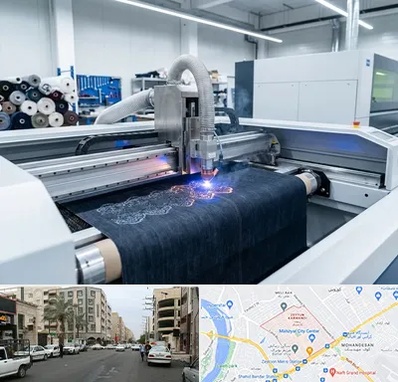 برش لیزری پارچه در زیتون کارمندی اهواز 