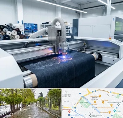 برش لیزری پارچه در خیابان ارم شیراز 