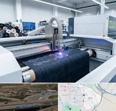 برش لیزری پارچه در یاغچیان تبریز 