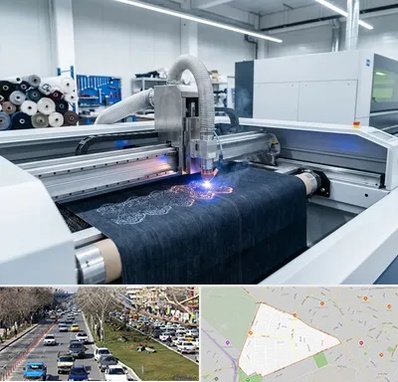 برش لیزری پارچه در احمدآباد مشهد 