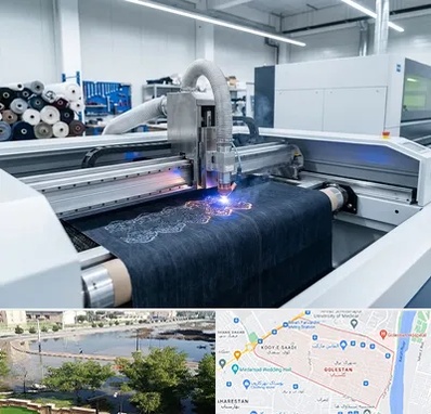 برش لیزری پارچه در گلستان اهواز