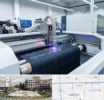 برش لیزری پارچه در مرکز تهران