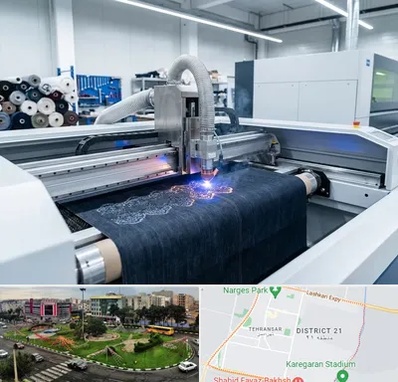 برش لیزری پارچه در تهرانسر