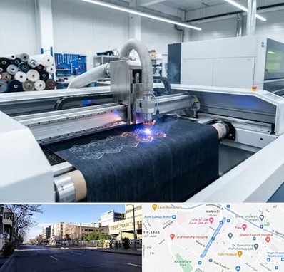 برش لیزری پارچه در خیابان ملاصدرا شیراز 