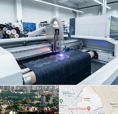 برش لیزری پارچه در عظیمیه کرج 