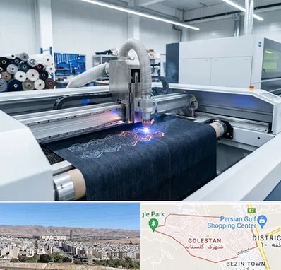 برش لیزری پارچه در شهرک گلستان شیراز 