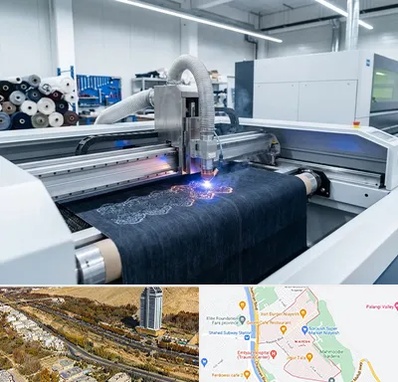 برش لیزری پارچه در خیابان نیایش شیراز 