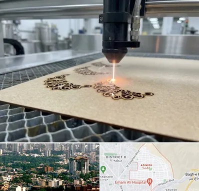 برش لیزری کاغذ و مقوا در عظیمیه کرج