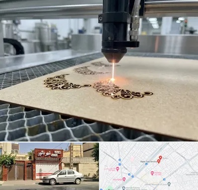 برش لیزری کاغذ و مقوا در باجک قم