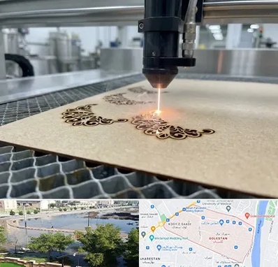 برش لیزری کاغذ و مقوا در گلستان اهواز 