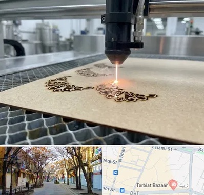 برش لیزری کاغذ و مقوا در تربیت تبریز