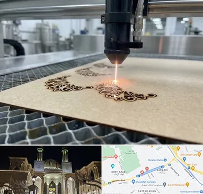 برش لیزری کاغذ و مقوا در زرگری شیراز