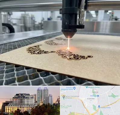 برش لیزری کاغذ و مقوا در فرشته