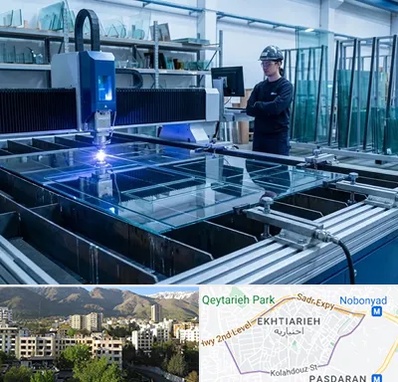 برش لیزری شیشه در اختیاریه 