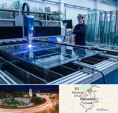 برش لیزری شیشه در همدان