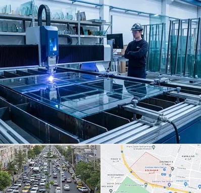 برش لیزری شیشه در گلشهر کرج 