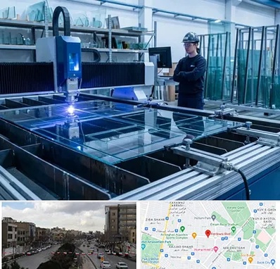 برش لیزری شیشه در بلوار فردوسی مشهد 