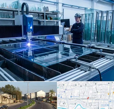 برش لیزری شیشه در ضیابری رشت 