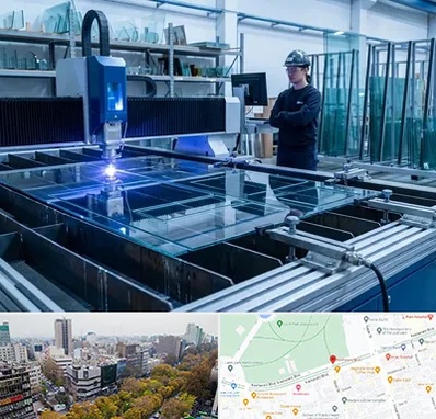 برش لیزری شیشه در بلوار کشاورز