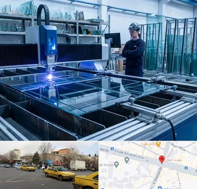 برش لیزری شیشه در شهناز تبریز 