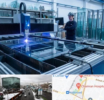 برش لیزری شیشه در اقدسیه
