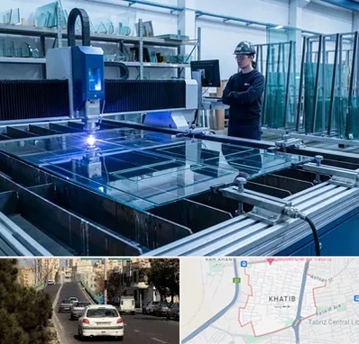 برش لیزری شیشه در خطیب تبریز 