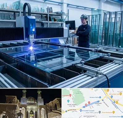 برش لیزری شیشه در زرگری شیراز