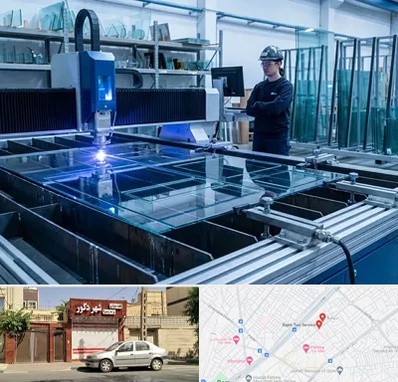 برش لیزری شیشه در باجک قم 