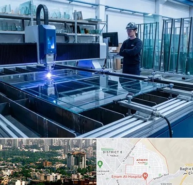 برش لیزری شیشه در عظیمیه کرج 