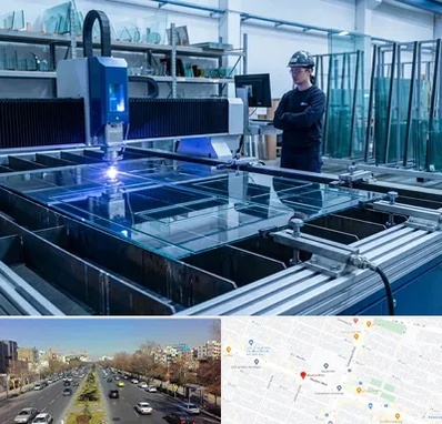 برش لیزری شیشه در بلوار معلم مشهد 
