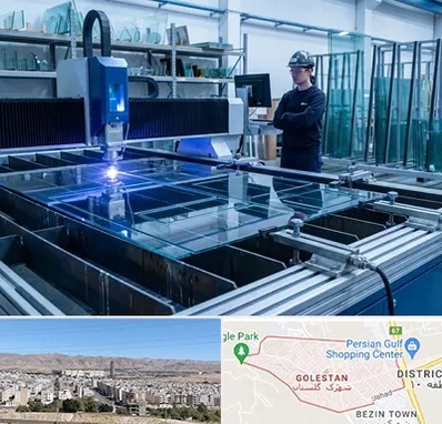 برش لیزری شیشه در شهرک گلستان شیراز 