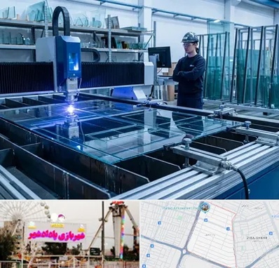 برش لیزری شیشه در پادادشهر اهواز 