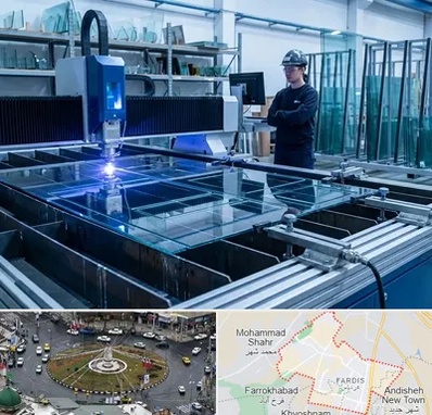 برش لیزری شیشه در فردیس کرج 