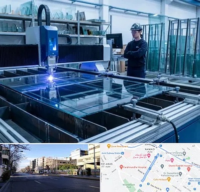 برش لیزری شیشه در خیابان ملاصدرا شیراز 