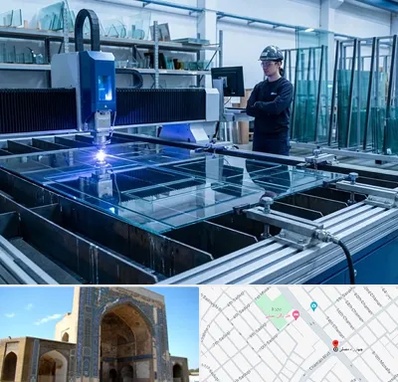 برش لیزری شیشه در مصلی مشهد