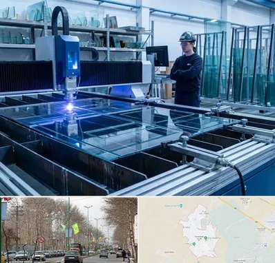 برش لیزری شیشه در نظرآباد کرج 