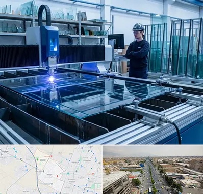 برش لیزری شیشه در حصارک کرج 