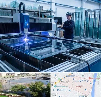 برش لیزری شیشه در گلستان اهواز