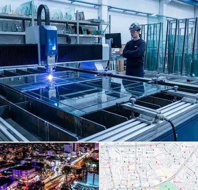 برش لیزری شیشه در منظریه رشت