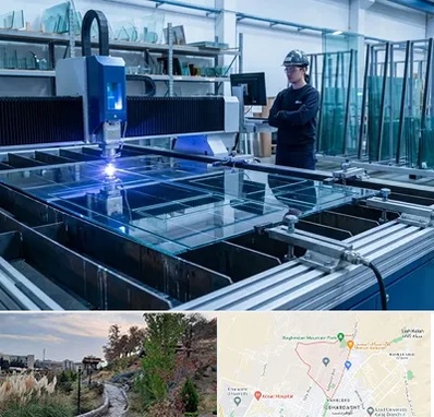 برش لیزری شیشه در باغستان کرج 