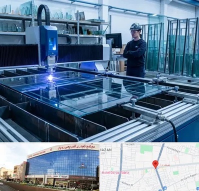 برش لیزری شیشه در نصف راه تبریز 