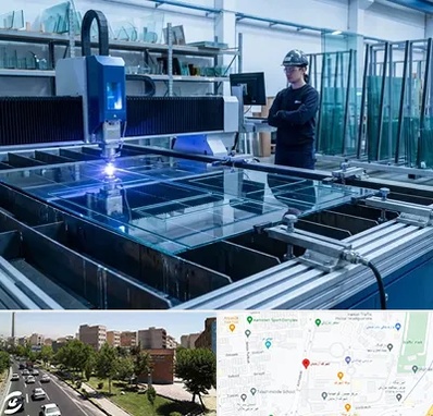 برش لیزری شیشه در شهرک آزمایش 